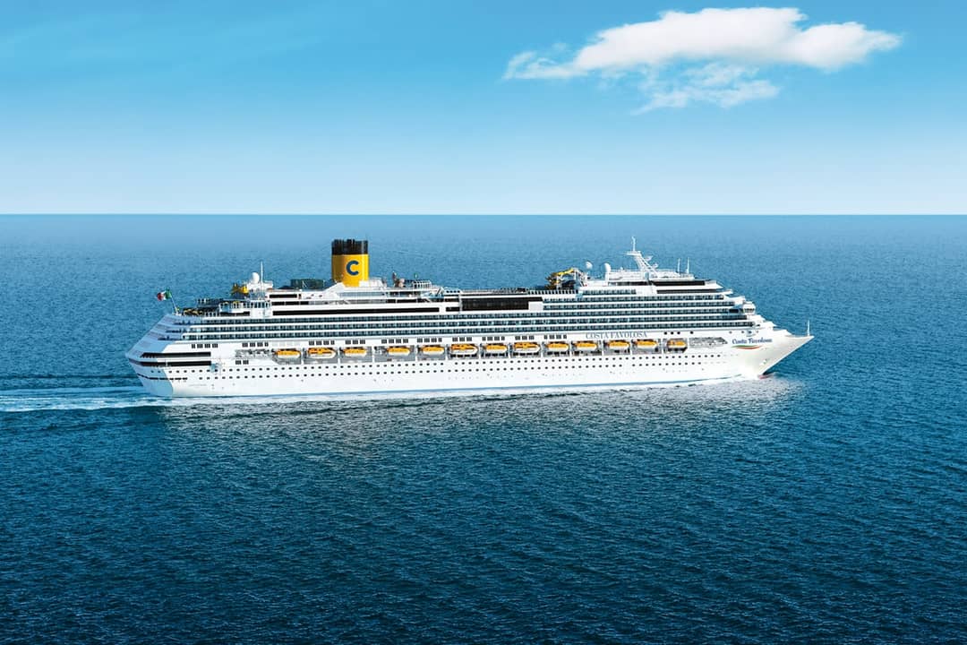 7 daagse West-Middellandse Zee cruise met de Costa Favolosa